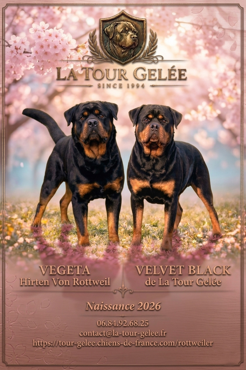 Chiot Rottweiler De la tour gelee